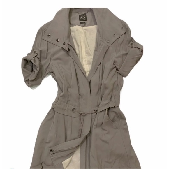 Armani Exchange Anorak Silky & chic anorak Perfect For Spring Size S - Picture 2 of 14